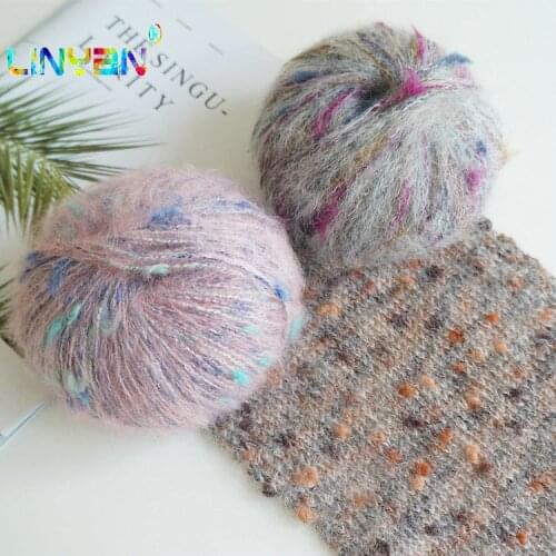30G/Lot 24% wool Sweater Knitwear Hand Knitting Yarn For Knitting & Crocheting Soft Magic colour mohair chunky t49