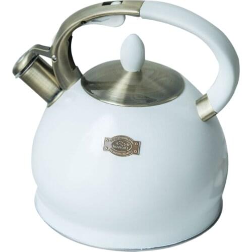 3.5L Whistling Kettle For Gas Stove All Stove Tops Stainless Steel Coffee Tea Rising Kettle With Whistle Large-caliber Teapot