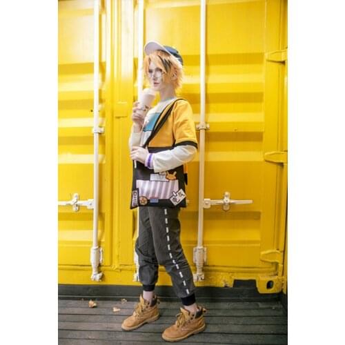 Anime My Hero Academia Kaminari Denki Cosplay Costume Boku no Hero Academia Kaminari Denki Daily Costume For Women Men