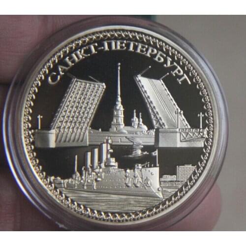 Cruiser Aphrodite Russia Gold Color Plated Coin Commemorative Coin Badge Medal Collection Best Gift