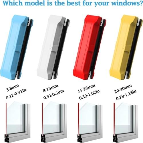 Magnetic Window Glass Cleaner Household Cleaning Tool Window Wiper Magnet Double Side Magnetic Glass Brush Tool for Washing