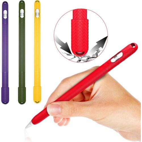 Non-Slip Soft Silicone Protective Case Cover Skin for iPad Pencil 1 Gen