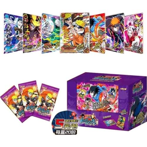 Narutoes Cards Letters Paper Card Letters One Games Children Anime Peripheral Character Collection Kids Gift Playing Card Toy