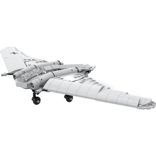 Ship in 7 Days)504Pcs Horten Ho 229 MOC-55320 Vehicle Military World War II (Designed by Germanrailwaybuilder)