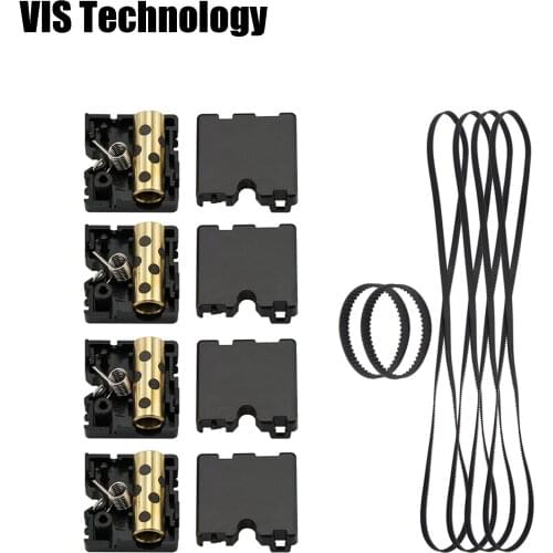 Ultimaker 2 UM2 DIY Original Injection Slider With Copper Sleeve +Slider Block Spring + GT2 610 200 Timging Belt