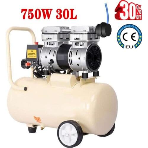 750W-30L Air Compressor Mute Small air pump Multifunctional air pump without oil