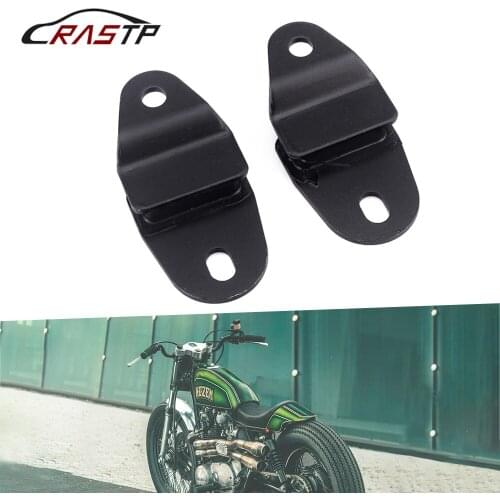 Exhaust Muffler Stay Tail Pipe Bracket Removable Replacement Parts Mounts Hangers Black Durable for Yamaha Banshee 350 RS-CR1829
