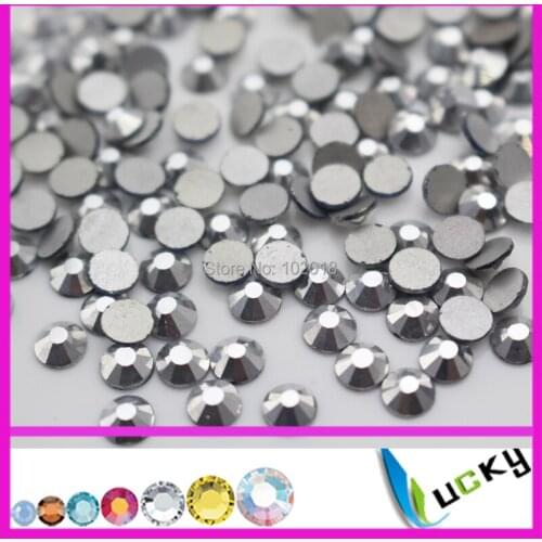 Top quality labrador color flat back Non hotfix rhinestones ss3 ss4 ss5 ss6 ss8 ss10 ss12 ss16 ss20 ss30 ss34 all size available