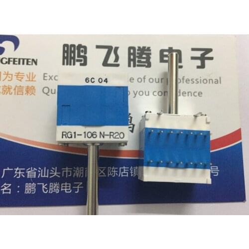 1PCS Japan COPAL RG1-106N-R20 rotary encoder 6-gear band switch single 14-foot horizontal
