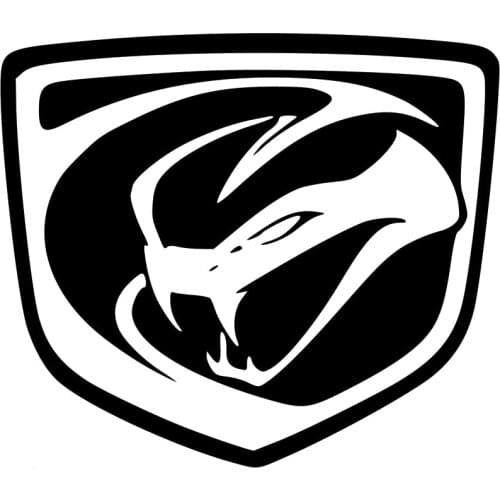 15.5cm*13.4cm Viper Snake Cobra Graphics Vinyl Car Stickers Decals Black/Silver Accessories S6-3102