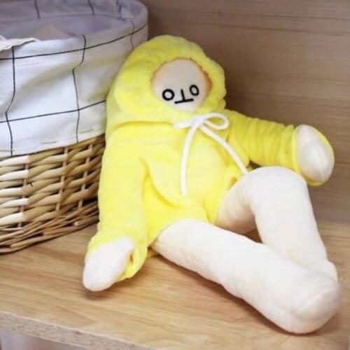 40cm New Popular Banana Man Plush Toy Cute Korean Appease Dolls in WOONGJANG Doll Stuffed Toys Birthday Gifts for Girls Children