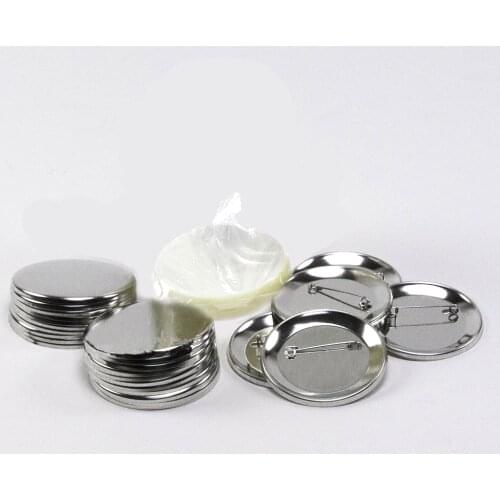 500Pcs Metal Blank Badge Pin Button Parts Supplies for Clothes Badge Button Maker Metal DIY Crafts Materials