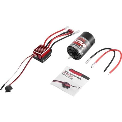 550 Brushed Motor 12T 21T 29T 35T For Axial 1:10 RC Crawler With 360A ESC Optional RC Car Rock Crawler Parts