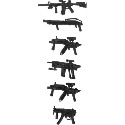 6Pcs/Set Action Figure Soldiers Toy with Weapon Military Figures Child Toy