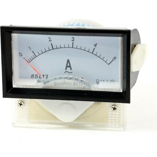 85L17 AC 0-5A 1A 2A 3A 10A 15A 20A 30A 50A Analog Ampere Panel Meter Gauge Amperemeter 70*40mm