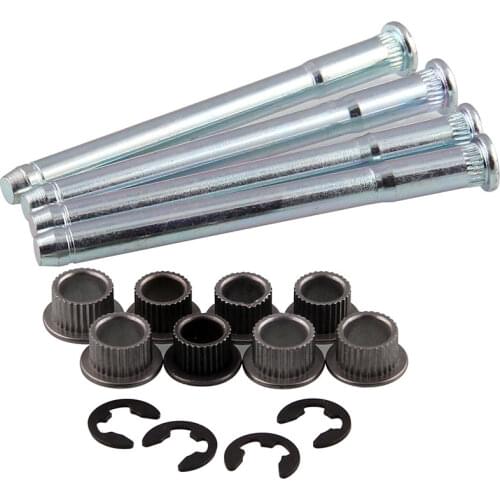 Car Door Hinge and Pin Bushing Kit Auto for Chevrolet S10 Blazer GMC S15 Sonoma Jimmy Oldsmobile Bravada Zinc Plated Steel