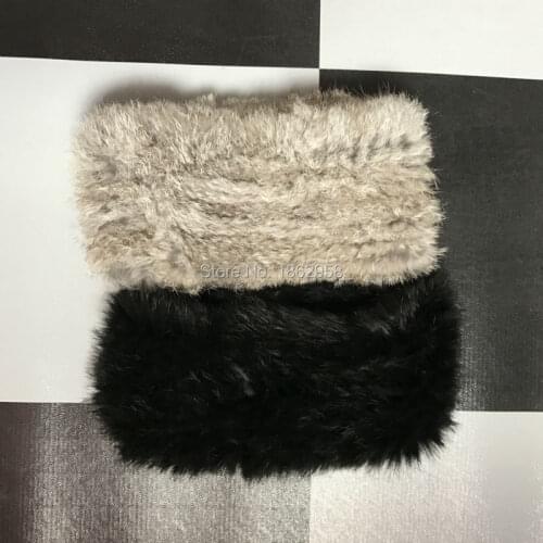 Free Shipping SJ114 Australia Popular Women Knitted Rabbit Headwear 1*1 Thick Knitting Scarf Two Way Use Headwear