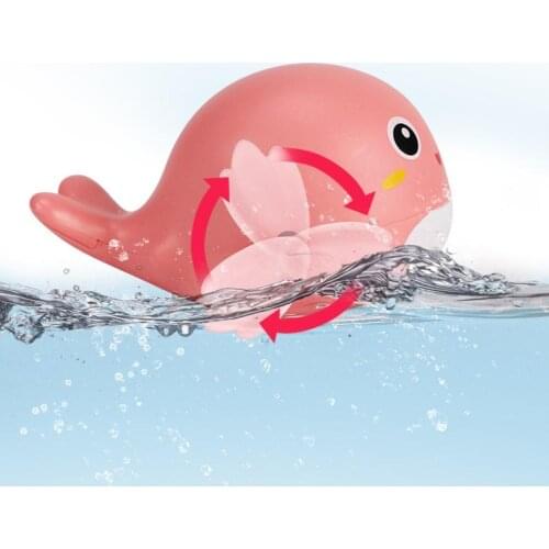 Baby Children Whale Electric Induction Sprinkler Music Colorful Lights Baby Play Bath Toys Water Toys Ball Sprinkler For Child
