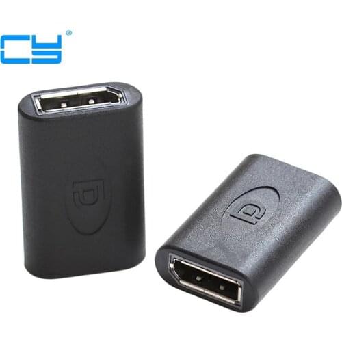 DP to DP DisplayPort Female to Female Adapter Connector Coupler Extender Tool Compatible with all DP Male Cables