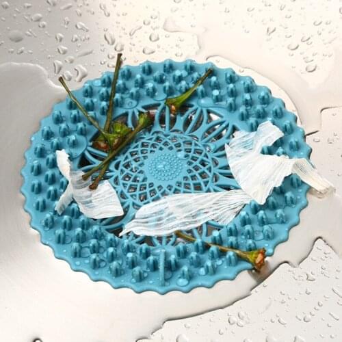Kitchen Sink Filter Shower Drain Hair Catcher Stopper Bathroom Floor Drain Cover Universal Anti-clogging Sink Strainer