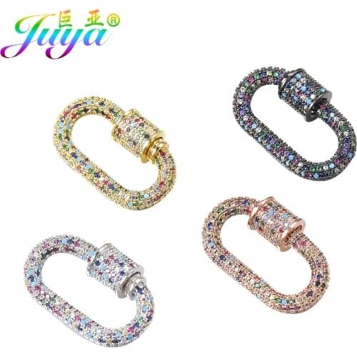 Juya DIY Women Fashion Jewelery Making Supplies Screw Locket Clasps Kits For New Design Hanging Chains Pendant Jewelry Handmade