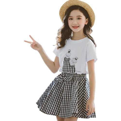 Girls Clothes Set Lace Shirt + Floral Pants 2PCS Girl Summer Clothing Set Fashion Kids Girls Clothes 6 8 10 12 13 14 Year