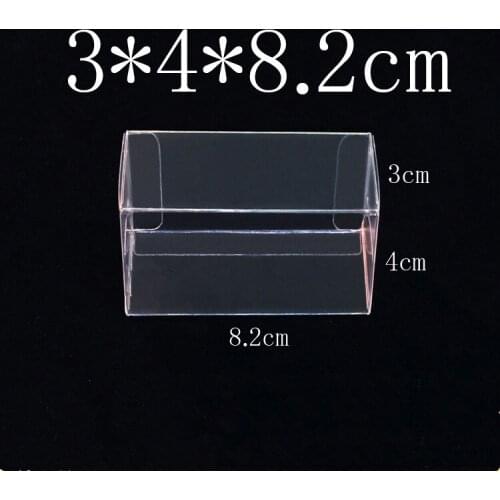82*40*30mm PVC Clear MATCHBOX TOMY Toy Car Model 1/64 TOMICA Hot Wheels Dust Proof Display Protection Box 50/100PCS