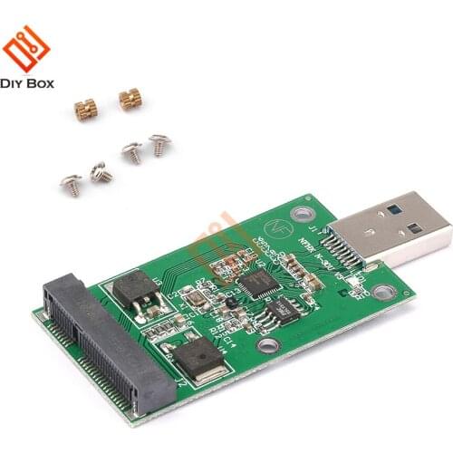 Mini USB 3.0 to PCIE mSATA External SSD PCBA Conveter Adapter Card mSATA SSD to USB 3.0 Adapter MSATA TO USB 3.0 PC Accessories