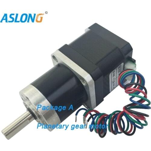 Miniplanetary gear reductor with 2Phrase 4Wires stepping motor and deriver1.8D Stepping angel PG36-42BYfactory supply customized