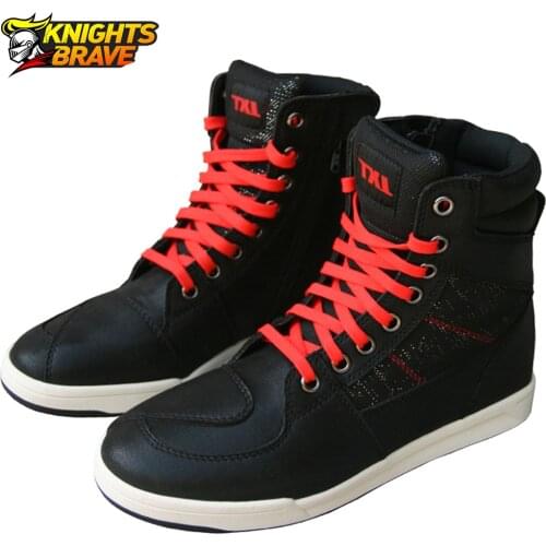 Botas De Moto Men Motorcycle Boots Motorcycle Shoes Motocross Boots Protective Touring Riding Boots For 4 Season Size 39-46