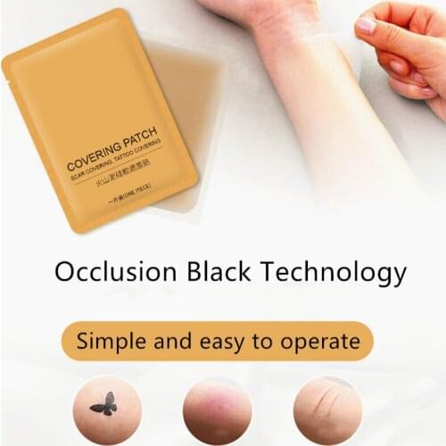 1PC Skin Flaw Concealer Sticker Scar Waterproof Cover Tattoo Acne Marks Simulation Skin Skin-Friendly Invisible Silicone Tape