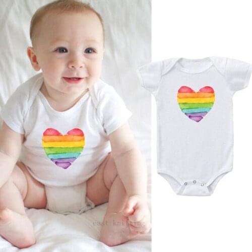 New Newborn Baby Cotton Rompers Lovely Boys Girls Short Sleeve Finger Handsome Print Picture Baby Jumpsuits White