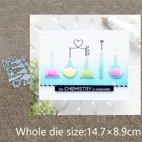 New Design Craft Metal stencil mold Cutting Dies Experimental Beaker tools scrapbook die cuts Album Paper Card Craft Embossing