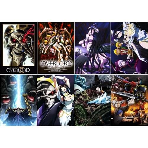 Overlord Polypropylene A3 8 pieces Posters wall poster PPP005
