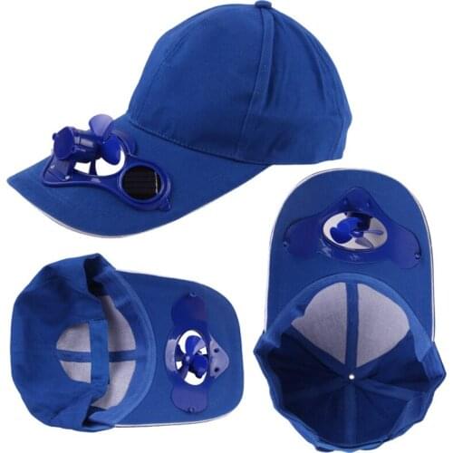 1pcs novelty toys Magic Solar fan hat adult baby sunscreen sun hat cooling cap Solar toys/baby toys For Children/small fan