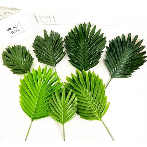 1pcs artificial sunflower leaves artificial flowers oversized green plants home decoration flower arrangement plants leaves