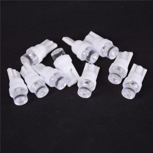 10pcs Car External Clearance Lights T10 Car White LED 194 168 SMD W5W Wedge Side Light Bulbs Wedge Side Bulbs 12V
