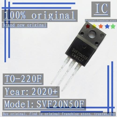 2020+ 100% Brand new original 10PCS SVF20N50F TO-220F Field effect tube 20A 500V