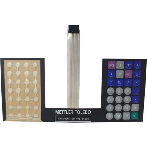 5pcs/lot Compatible English Version Keyboard Film for Mettler Toledo 3600 3680 Scale Electronic Spare Parts