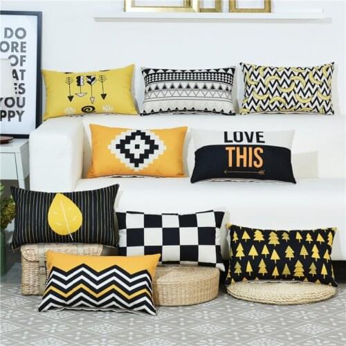 Hap-deer hight quality Cuteness Animals Cushion Cases Geometric Letter Antlers Throw Pillows Colorful Pillow Covers 30*50 cm