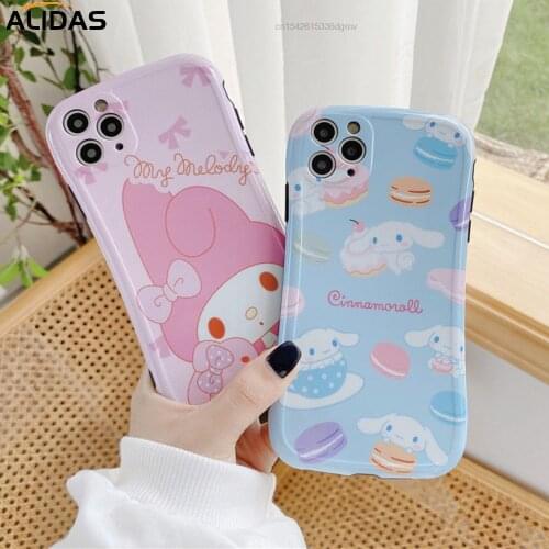 Y2k Aesthetic Case For IPhone 12 Pro Max 12 Mini X XR XS Max 7 8 Plus SE 2020 11 Max Phone Cover Sanrio Cinnamoroll My Melody