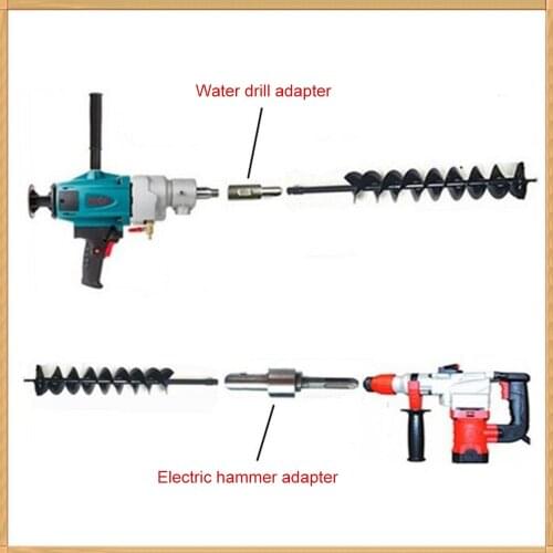 Domestica 60mm Drill Bit Accessories earth drill blade Earth Auger Head for Gasoline Drill Electric Hammer and Water borer