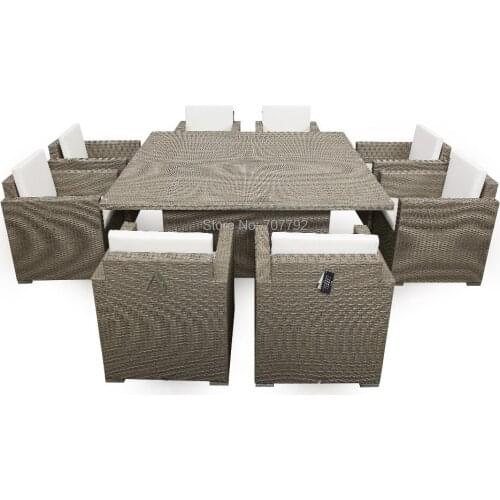 Hot Sale outdoor furniture PE rattan table and chairs