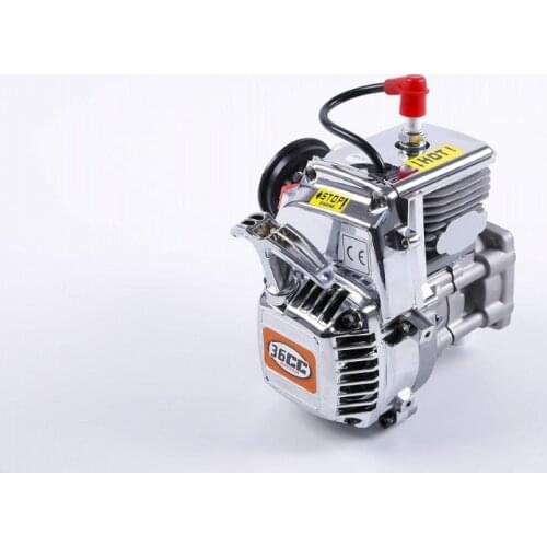 1/5 Baja 4 bolt 36cc Chrome engine with carburetor 1107 & NGK Sparkplug for 1/5 scale HPI KM RV baja 5B 5T 5SC MCD LOSI 5IVE-T