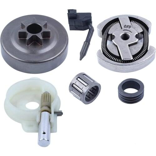 325-7T Clutch Drum Bearing Oil Pump, Worm Gear Set For Husqvarna 137 136 141 142 36 41 Chainsaw 530014949