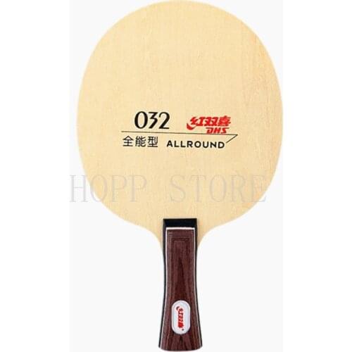 Original DHS 032 Classic Table Tennis Blade (5 Ply Wood) 032 Penhold Blade Ping Pong Bat Paddle Racket
