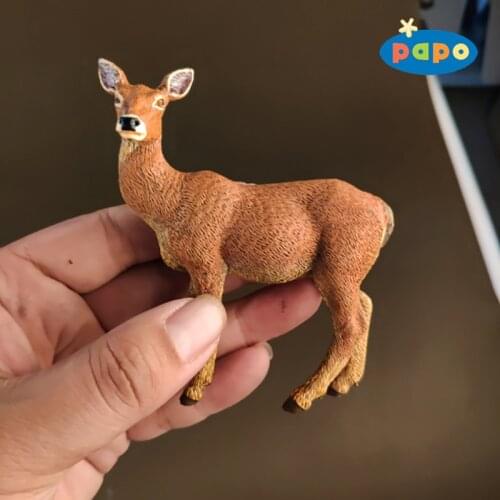 Papo Odocoileus Virginianus Simulation Animal Model Children Toys