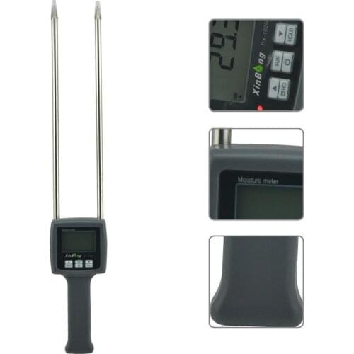 Professional grain flour moisture meter tester maize Paddy coffee flour DX-102G