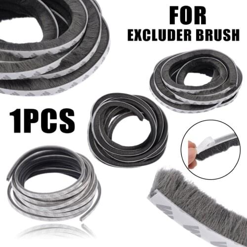 5M Self Adhesive Seal Strip Door Draught Excluder Window Door Brush Seal Weather Strip for Door Window Protector Sealing Strip