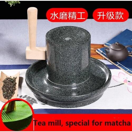 Coffee beans Grinding powder Matcha Grinder mill machine tea crusher Japan tea Manual rotation stone Small grinding plate maker